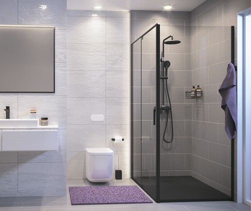 Душевой уголок Wasserkraft Elbe 74P10 120x100 см