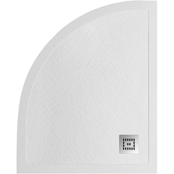 Душевой поддон из искусственного камня BelBagno Uno 120x80 R TRAY-MR-UNO-RH-120/80-550-35-W-R-CR Белый
