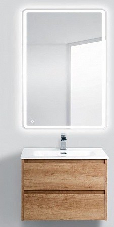 Тумба под раковину BelBagno подвесная 80x50см Rovere Nebrasca Nature KRAFT-800-2C-SO-RNN