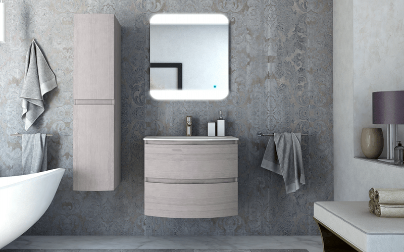 Тумба под раковину Cezares 69x55 Rovere sbiancato Vague 54847