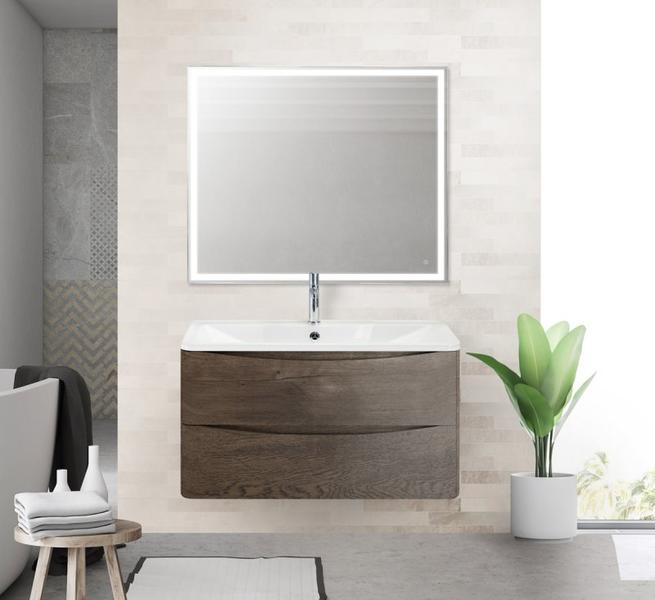 Тумба под раковину BelBagno подвесная 100x50см Rovere Nature Grigio ACQUA-1000-2C-SO-RNG