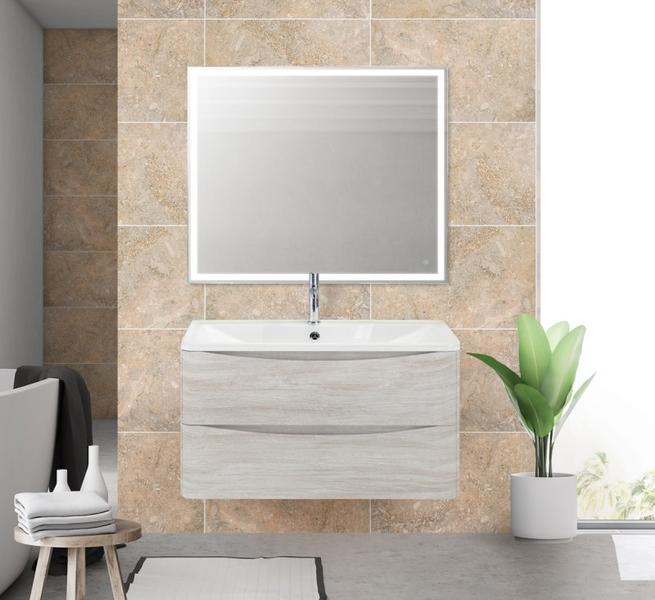Тумба под раковину BelBagno подвесная 80x50см Rovere Vintage Bianco ACQUA-800-2C-SO-RVB