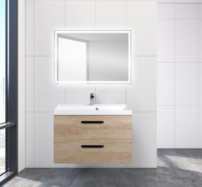 Тумба под раковину BelBagno подвесная 80x50см Rovere Nebrasca Nature AURORA-800-2C-SO-RNN