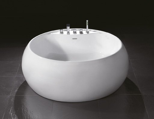 Акриловая ванна BelBagno отдельностоящая, белая BB30-1550