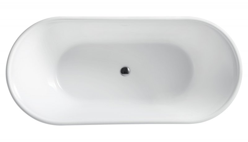 Акриловая ванна BelBagno отдельностоящая, белая BB402-1700-790