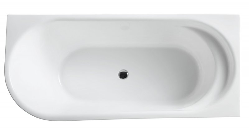 Акриловая ванна BelBagno угловая, правосторонняя, белая BB410-1500-780-R
