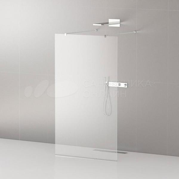 Душевая перегородка Cezares Liberta-L-2-120-120-C-Cr профиль хром, стекло прозрачное