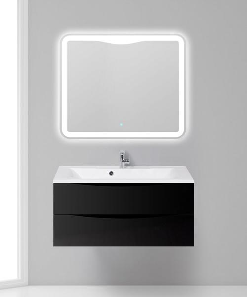 Тумба под раковину BelBagno подвесная 100x53см Nero Lucido MARINO-1000-2C-SO-NL-P