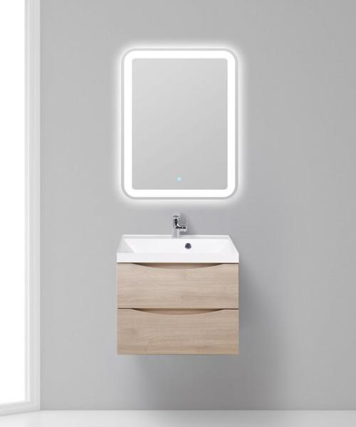 Тумба под раковину BelBagno подвесная 60x55см Rovere Grigio MARINO-600-2C-SO-RG-P