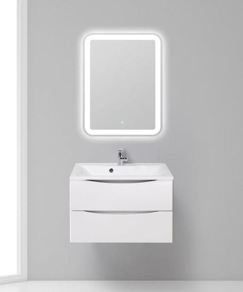Тумба под раковину BelBagno подвесная 75x53см Bianco Opaco MARINO-750-2C-SO-BO-P
