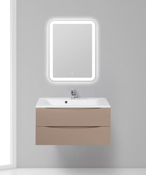 Тумба под раковину BelBagno подвесная 90x53см Capucino Lucido MARINO-900-2C-SO-CL-P