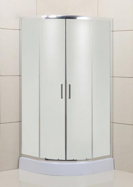 Душевой уголок четверть круга, хром BelBagno UNO-195-R-2-90-P-Cr