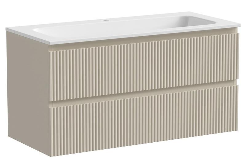 Подвесная тумба под раковину Sancos Snob R SNR100CE 100см Beige Soft