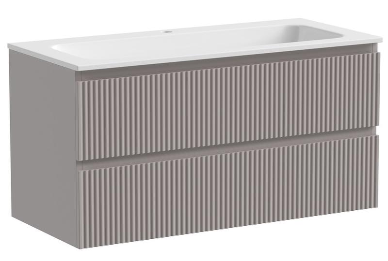 Подвесная тумба под раковину Sancos Snob R SNR100SM 100см Doha Soft