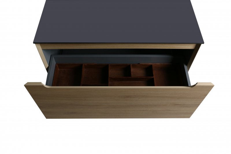 Тумба под раковину BelBagno подвесная 90x40см Quercia Rossa ART-HPL-900-1C-SO-QR — изображение 3