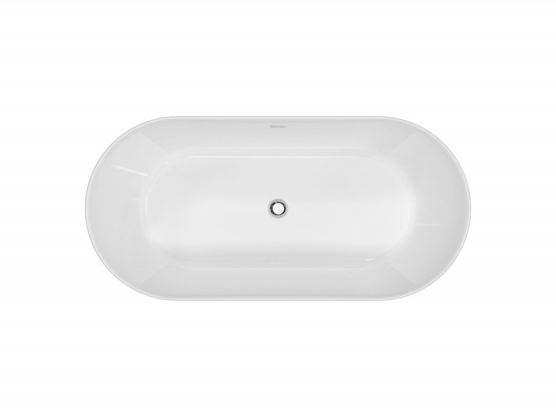 Акриловая ванна BelBagno отдельностоящая, белая 167x78 BB306-1675 — изображение 4