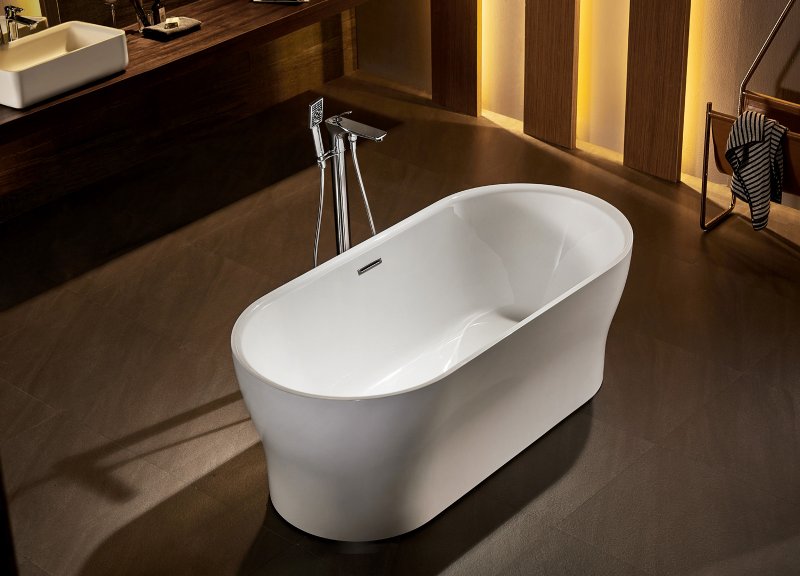 Акриловая ванна BelBagno отдельностоящая, белая BB405-1500-800 — изображение 3