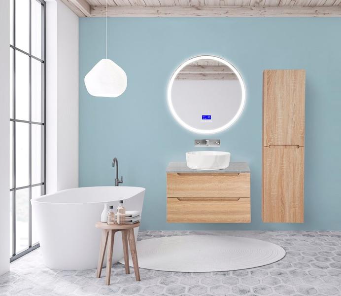 Зеркало круглое BelBagno SPC-RNG-800-LED-TCH-RAD с bluetooth, термометром и радио — изображение 7