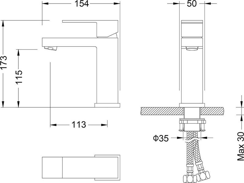 Смеситель для раковины Timo Selene 2061/00F хром — изображение 9