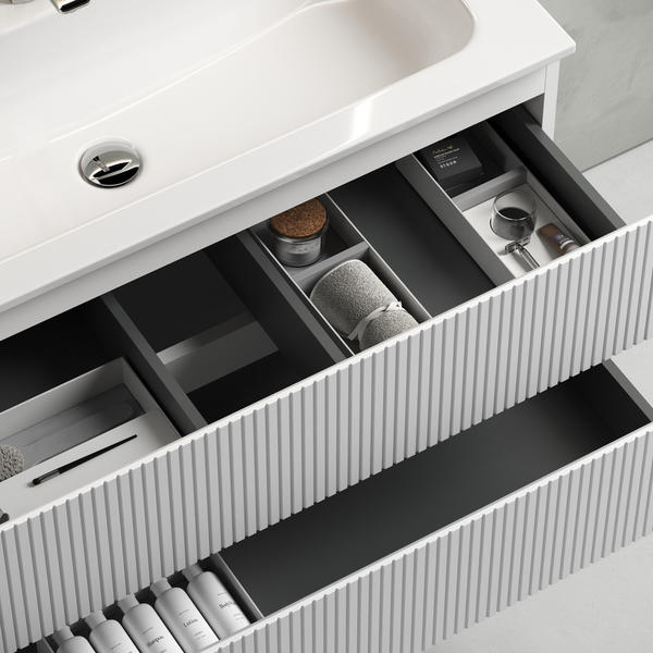 Подвесная тумба под раковину Sancos Snob T SNT60W 60см Bianco — изображение 5