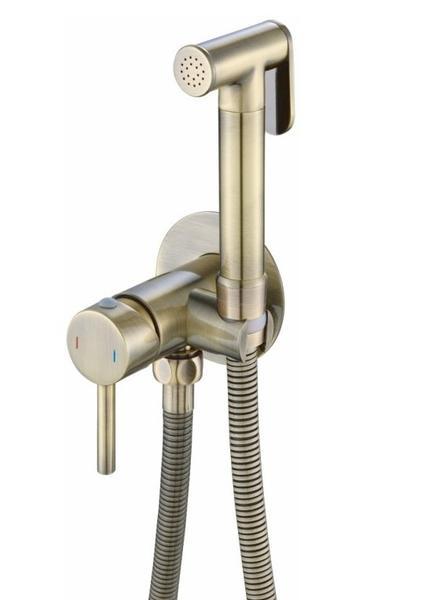 Гигиенический душ со смесителем Haiba HB5511-4 бронза