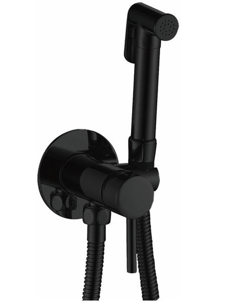 Гигиенический душ со смесителем Haiba HB5511-7 чёрный матовый