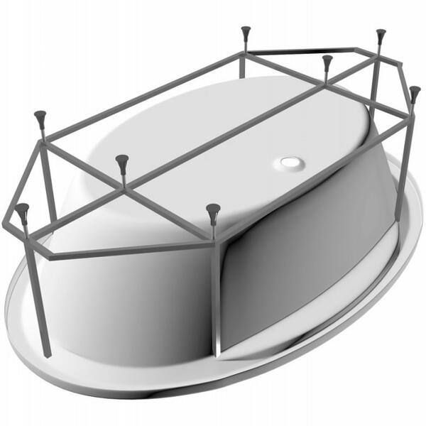 Каркас для ванны Vayer Beta 194x100 Гл000007022 Серый