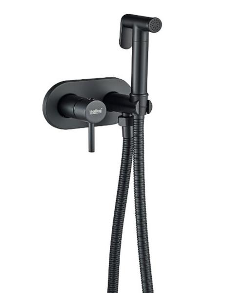 Гигиенический душ со смесителем Haiba HB5515-7 чёрный