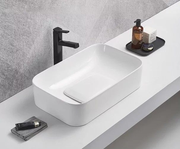 Накладная раковина Gid N9598 61см белый