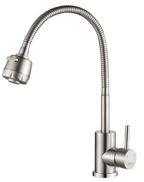 Смеситель для кухни Haiba HB73304 сталь