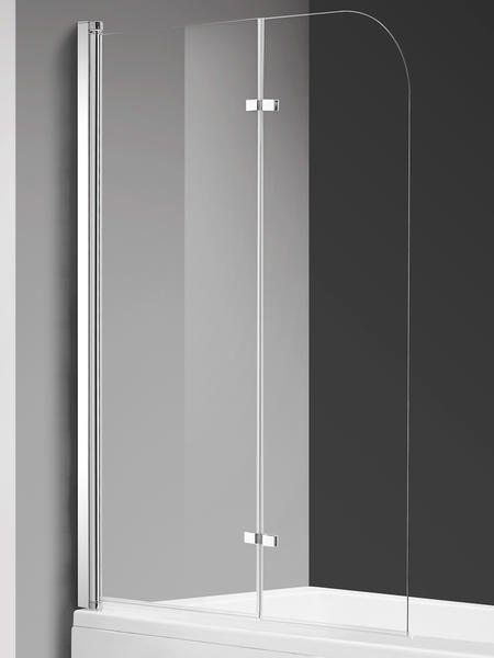 Шторка на ванну AQUAme AQM2852B 120см хром