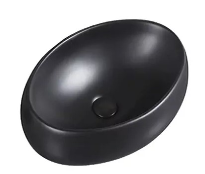 Накладная раковина Gid Bm9030ds 40см чёрный матовый