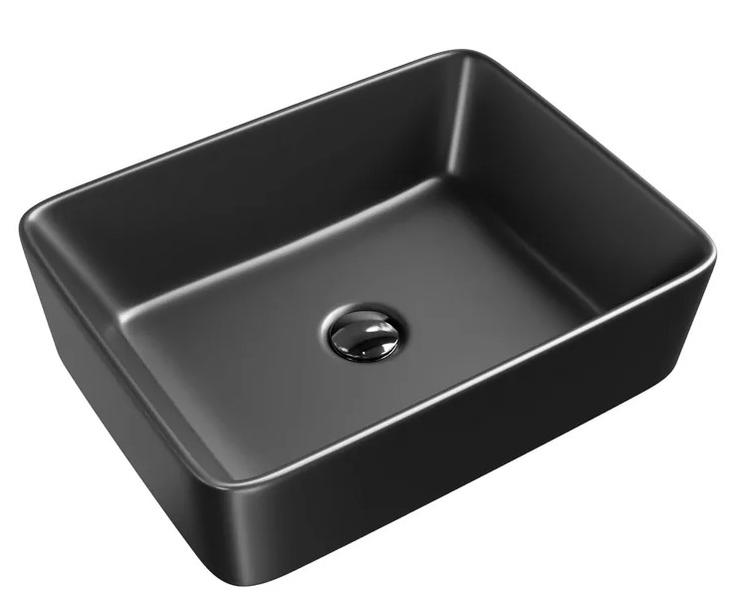 Накладная раковина Gid Bm9103 48см чёрный матовый
