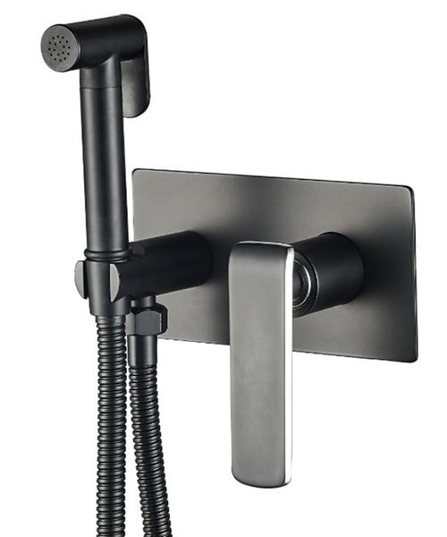 Гигиенический душ со смесителем Haiba HB55548-7 чёрный