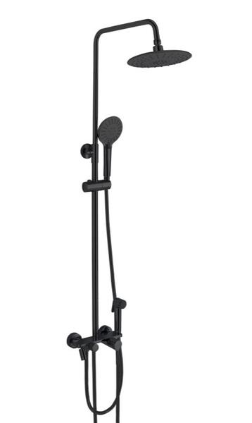 Душевая стойка Haiba HB24814-7 чёрный матовый