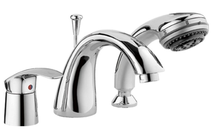 Смеситель на борт ванны Haiba HB1121 хром
