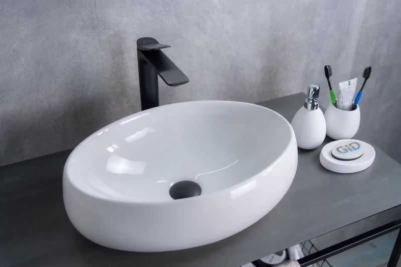 Накладная раковина Gid N9030b 48см белый