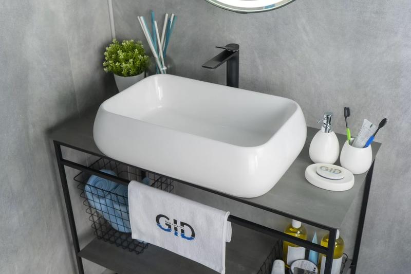 Накладная раковина Gid N9239 60см белый — изображение 3