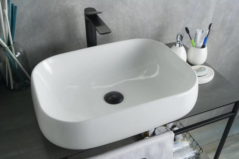 Накладная раковина Gid N9243 56см белый