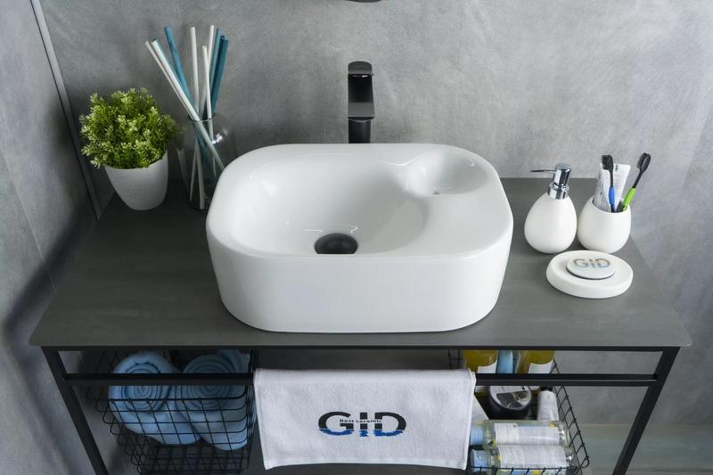 Накладная раковина Gid N9596 61см белый — изображение 4
