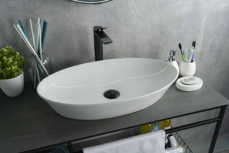 Накладная раковина Gid N9397 61см белый