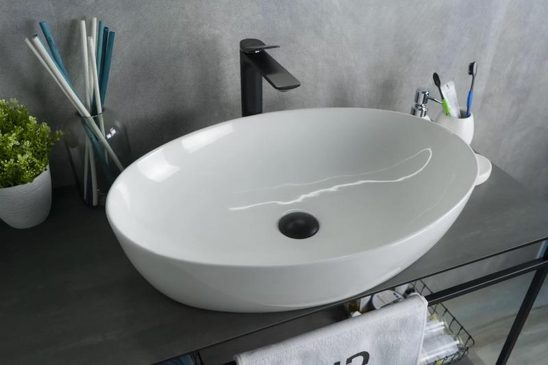 Накладная раковина Gid N9433 61см белый