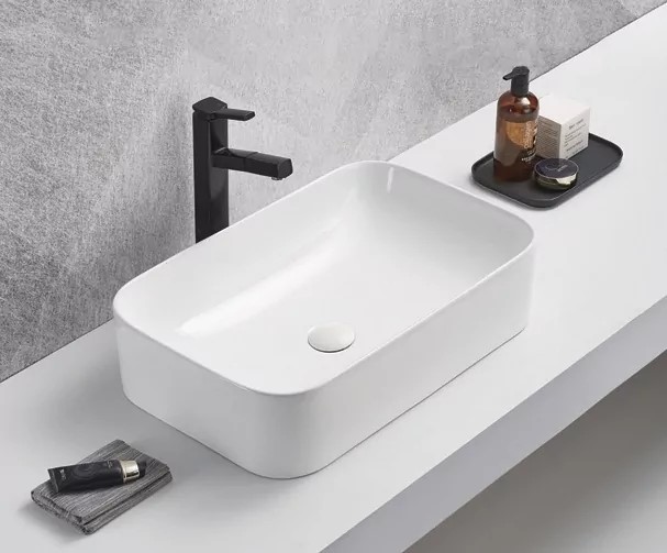 Накладная раковина Gid N9599 61см белый