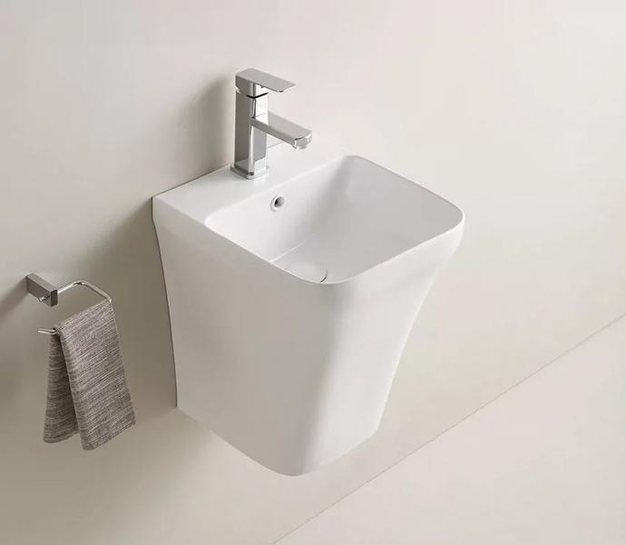 Подвесная раковина Gid Nb102 36см белый