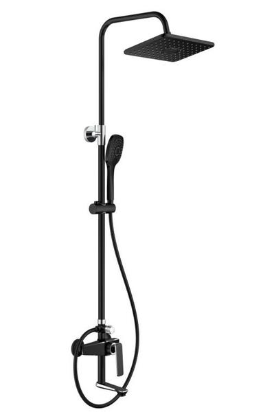 Душевая стойка Haiba HB24548-7 чёрный матовый