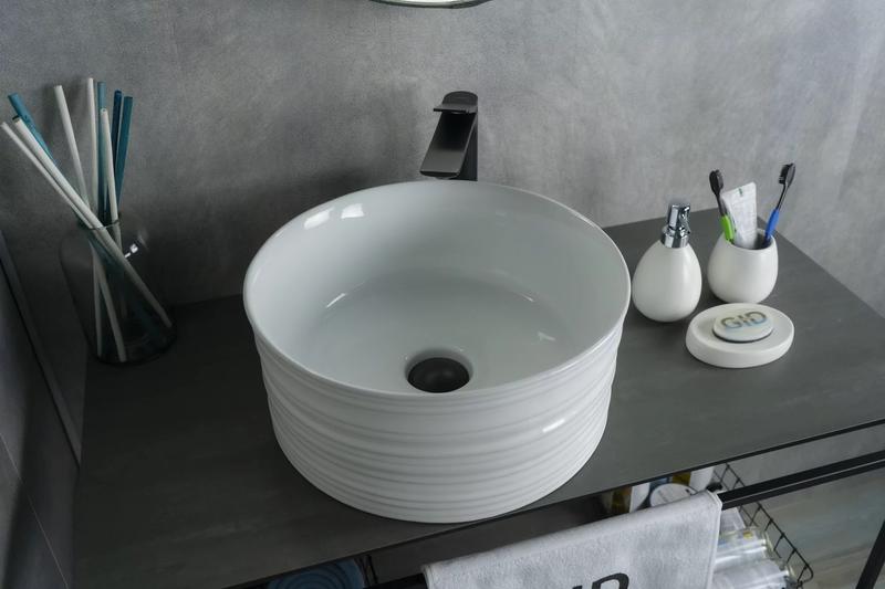 Накладная раковина Gid W969 41см белый