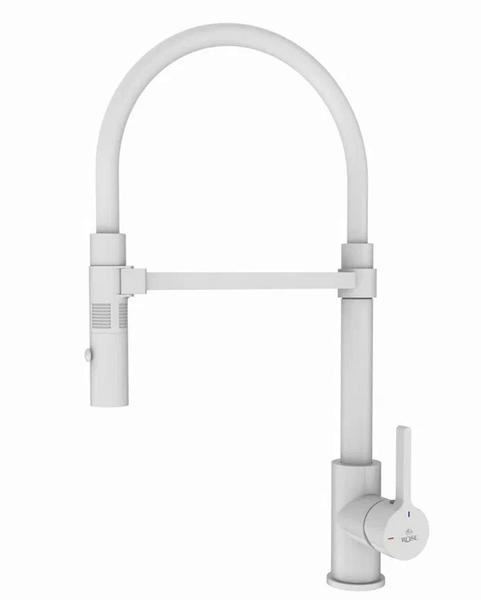 Смеситель для кухни Rose R133C белый