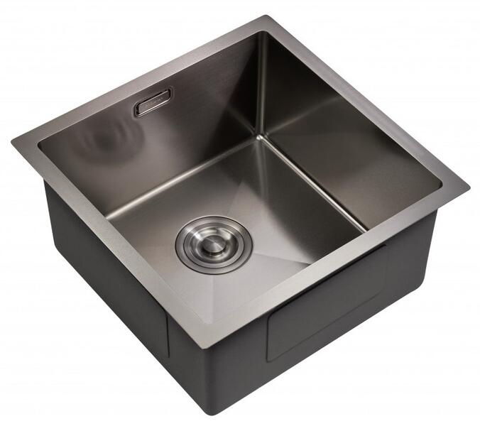 Мойка для кухни Milacio Denia 44 Steel MC.77439 воронёная сталь