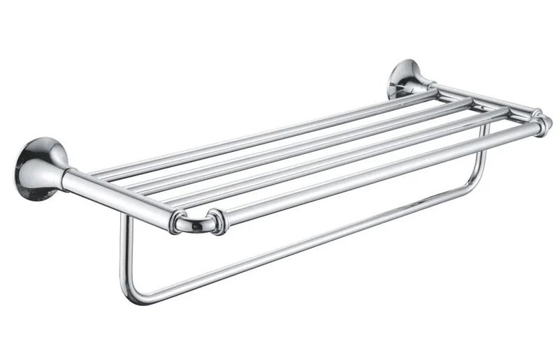Полка для полотенец Rose RG1208 63см хром