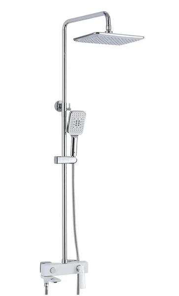 Душевая стойка Rose R2736F белый/хром